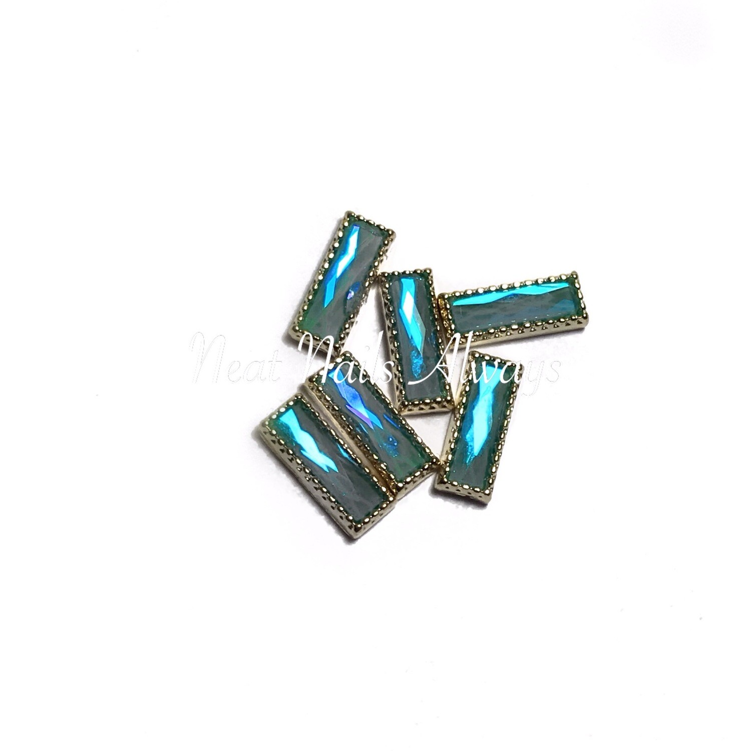 AB  Turquoise Nail Charm 4 For $6