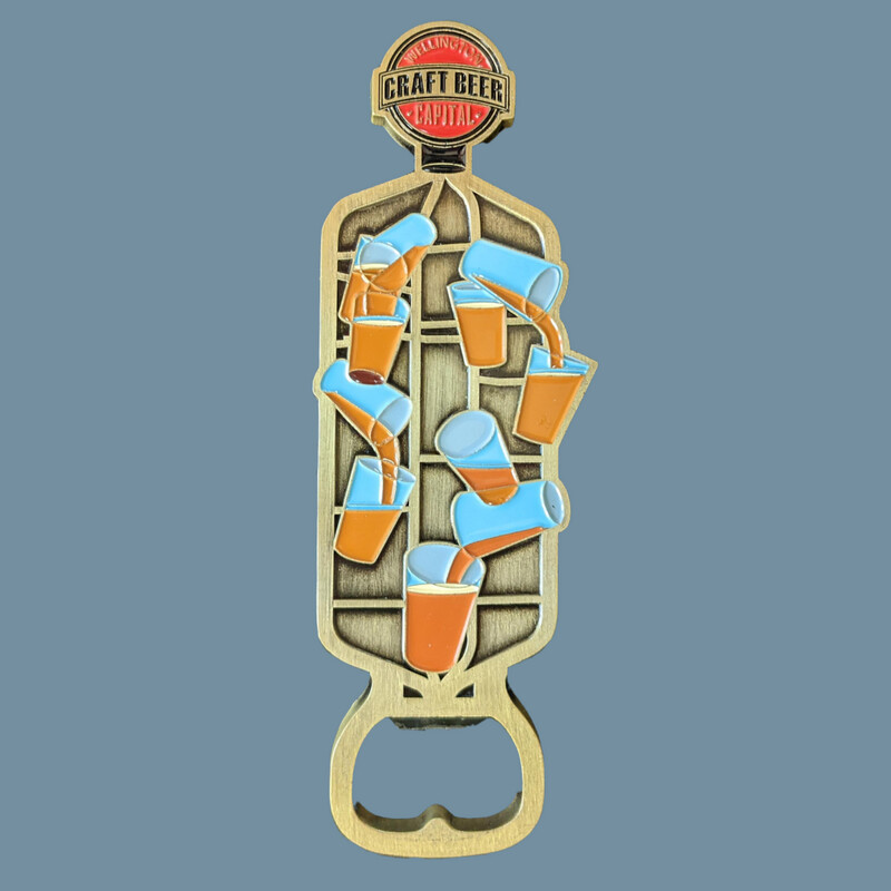 Magnetic Beer Bucket Fountain Bottle Opener