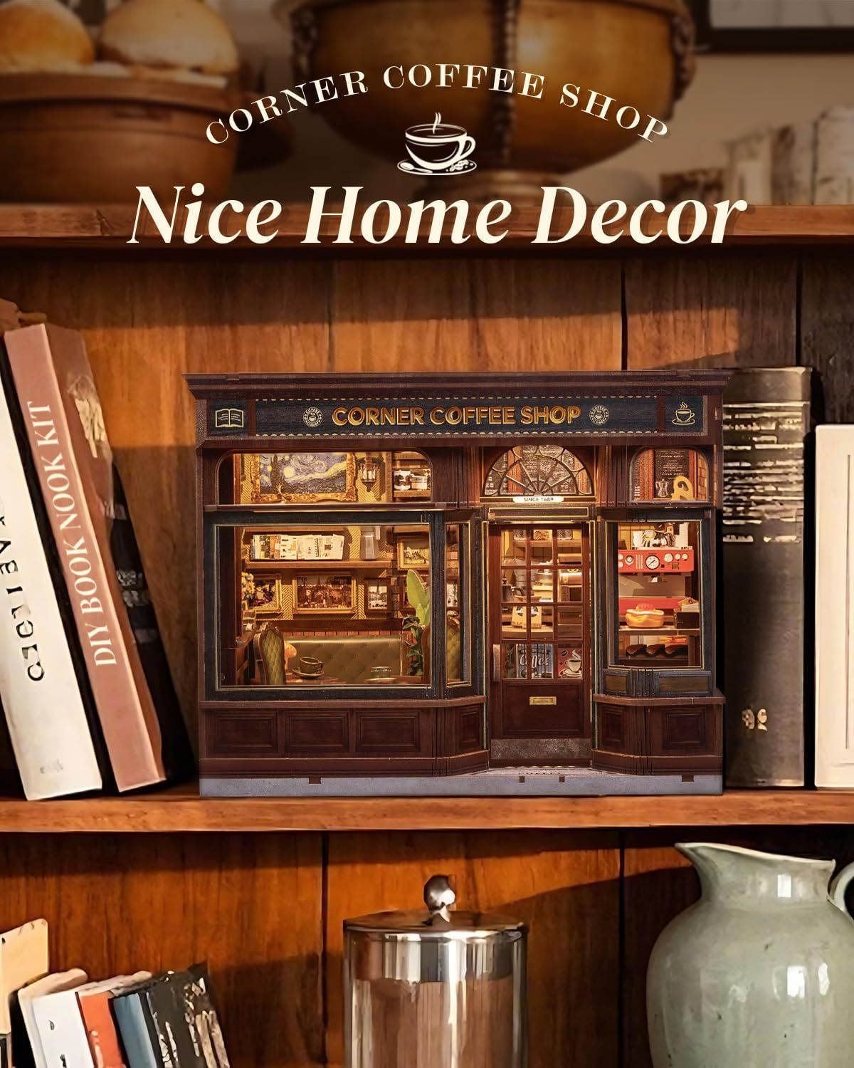 Booknook - DIY Corner Coffee Shop
