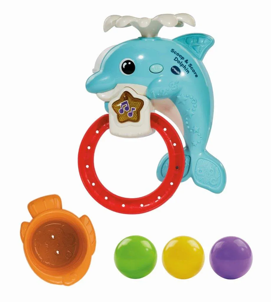 VTech Scoop &amp; Score Dolphin Bath Toy