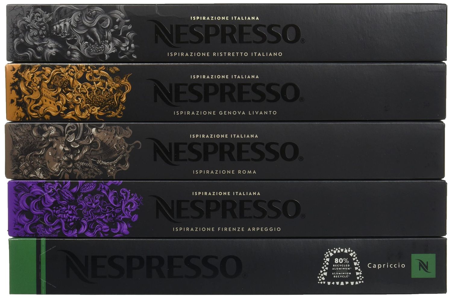 Nespresso Originalline Variety Pack Capsules, 5 Count (Pack of 20)
