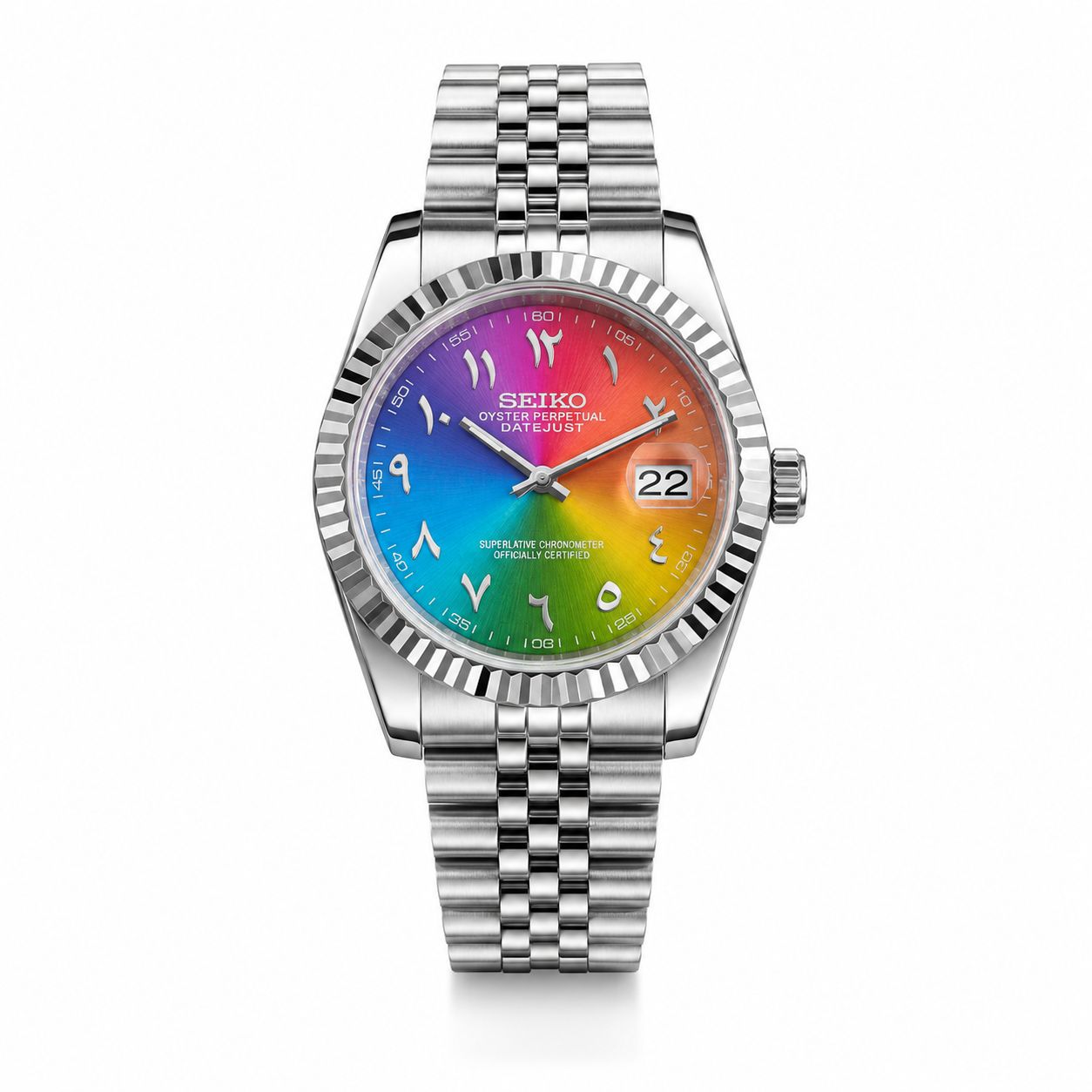 Men's Seiko Arabic Dial Datejust - B.Y.O