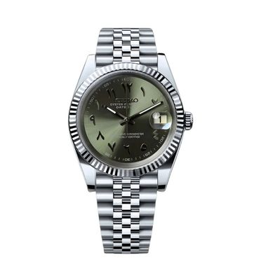 Men's Olive Arabic Dial Seiko Mod