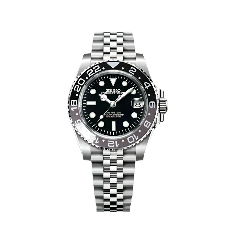 Men's Seiko Mod - Bruce Wayne GMT