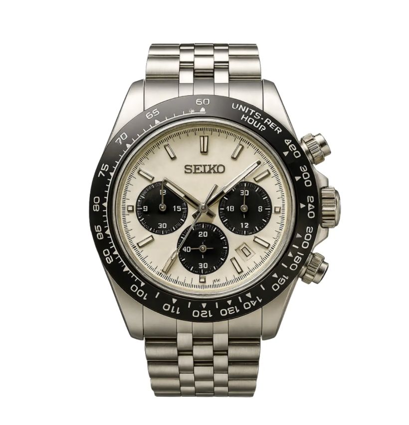 Men's Seiko Mod Panda Chronograph Mod - Daytona Mod