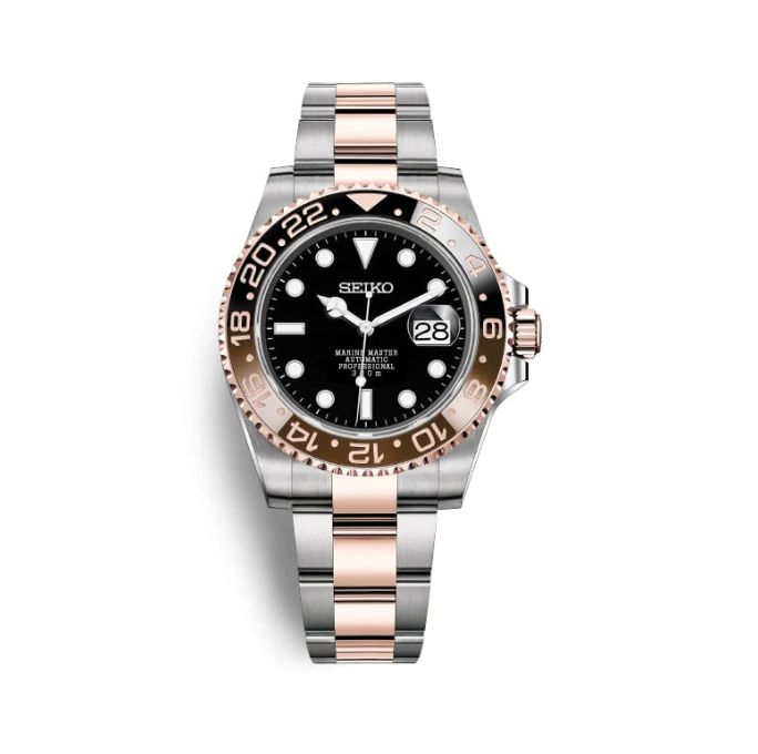 Men's Seiko GMT Mod - Root Beer