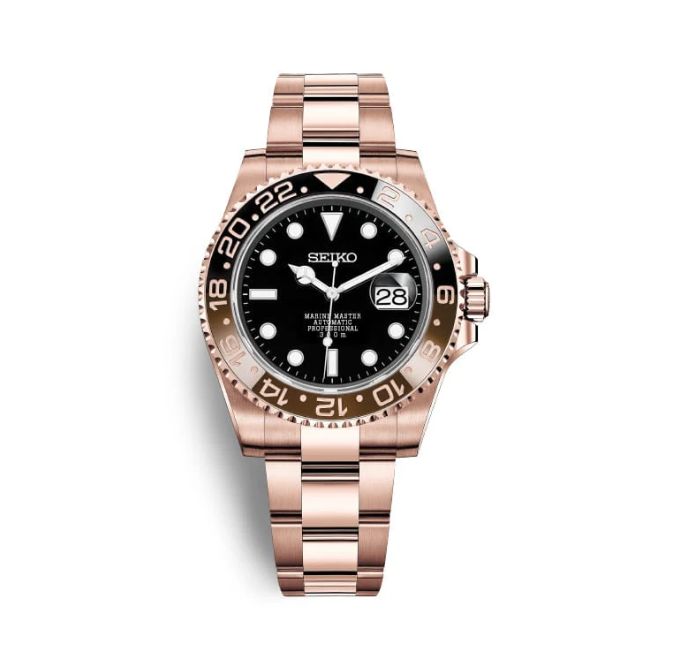 Men's Seiko GMT Mod - Root Beer