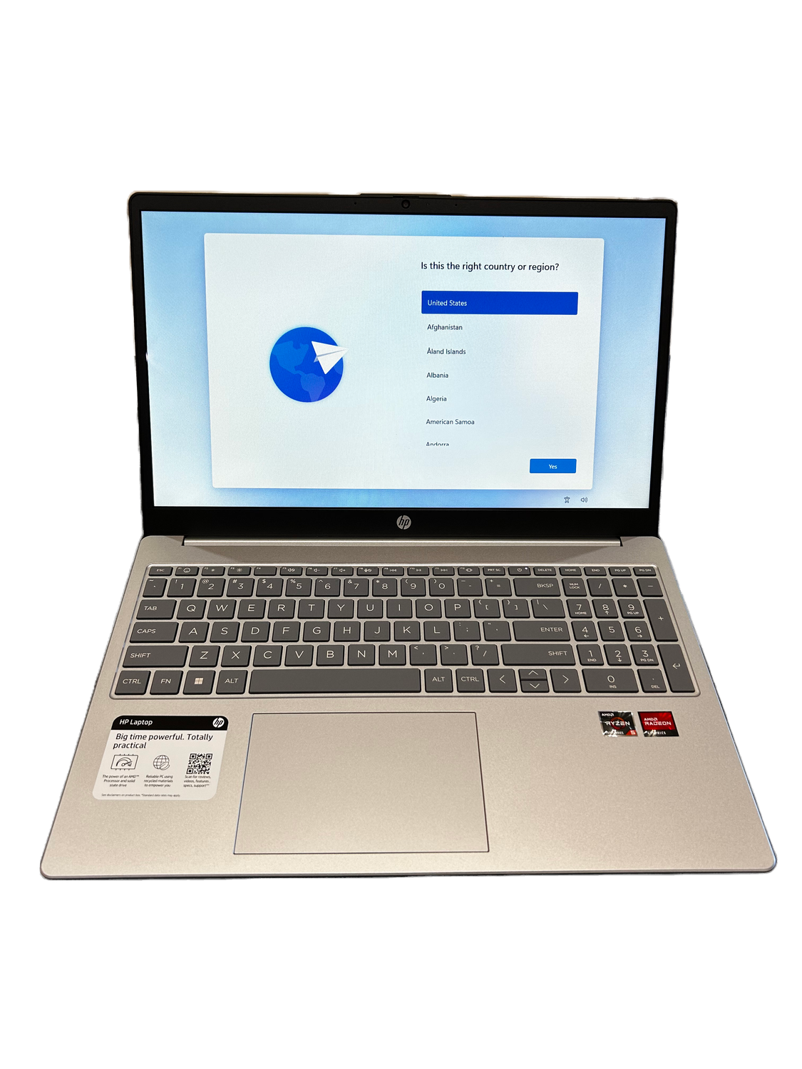 HP Laptop 15-fc0046nr — 15.6″ Touchscreen Everyday Laptop