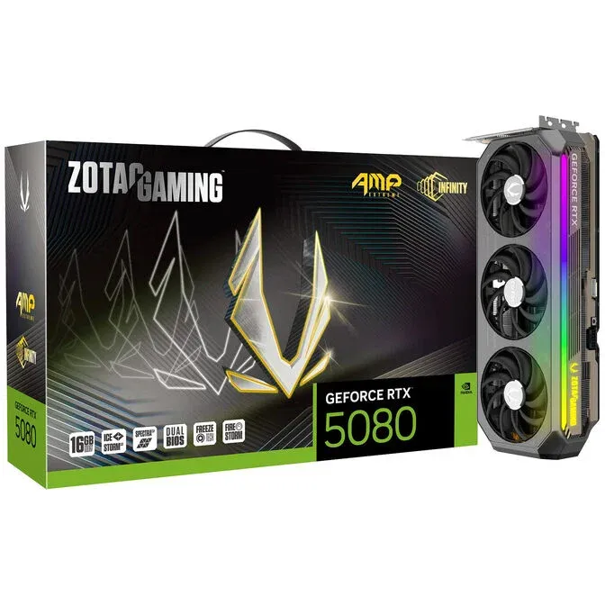 ZOTAC GAMING GeForce RTX 5080 AMP Extreme INFINITY, 16384 MB GDDR7
