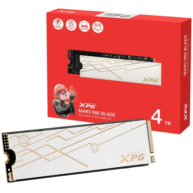ADATA XPG MARS 980 BLADE NVMe SSD, PCIe 5.0 M.2 Typ 2280 - 4 TB
