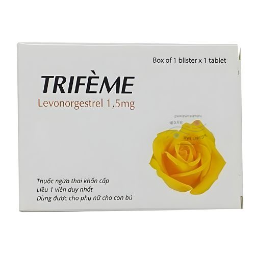 TRIFEME 72-h Plan B Emergency Morning After Contraceptive Pill (Levonorgestrel 1.5mg) | Wave Wellness PH