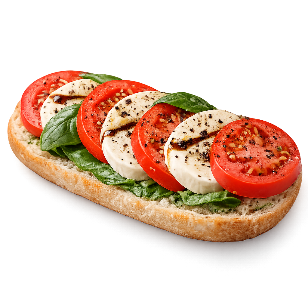 Tomate-Mozzarella Brötchen