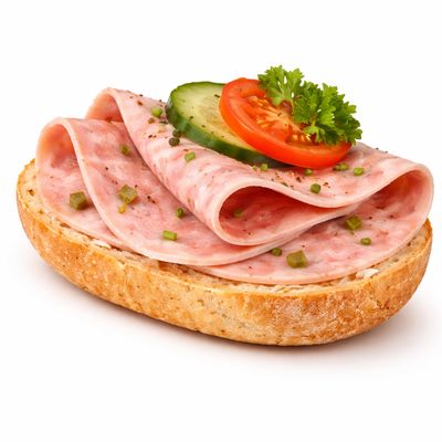 Bierschinken Brötchen