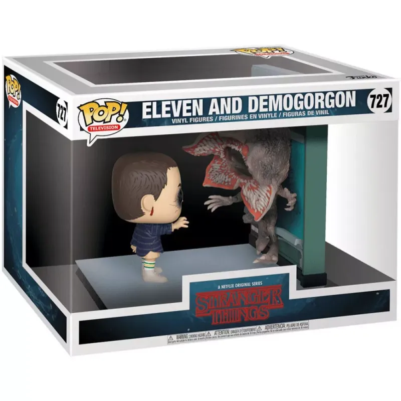 Eleven and Demogorgon
