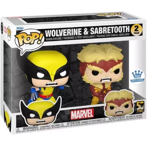 Wolverine &amp; Sabretooth (2 Pack)