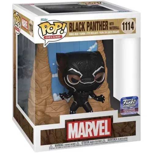 Black Panther with Waterfall