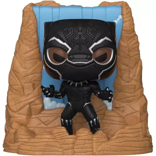 Black Panther with Waterfall
