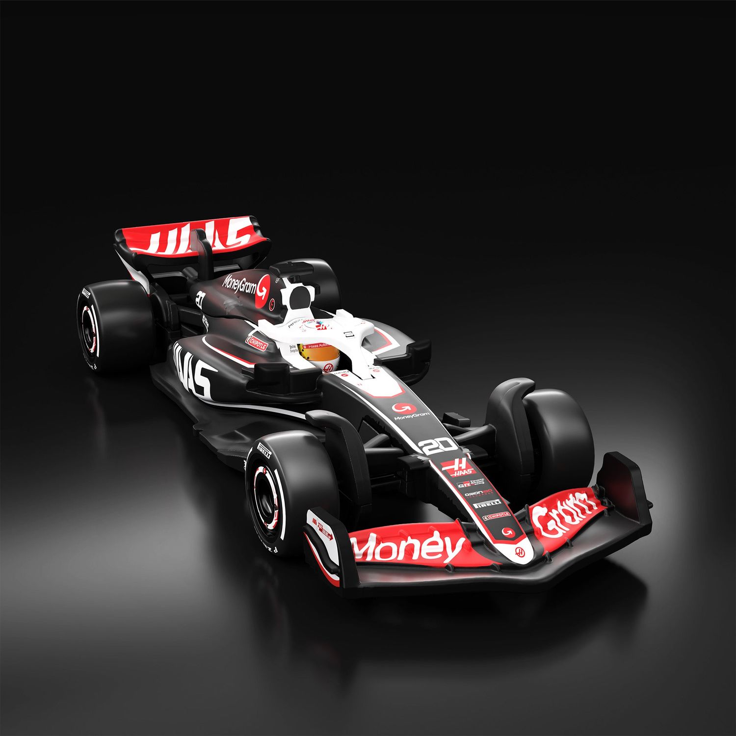 Hot Wheels® F1® Series: MoneyGram Haas F1 Team VF-24 Car #20