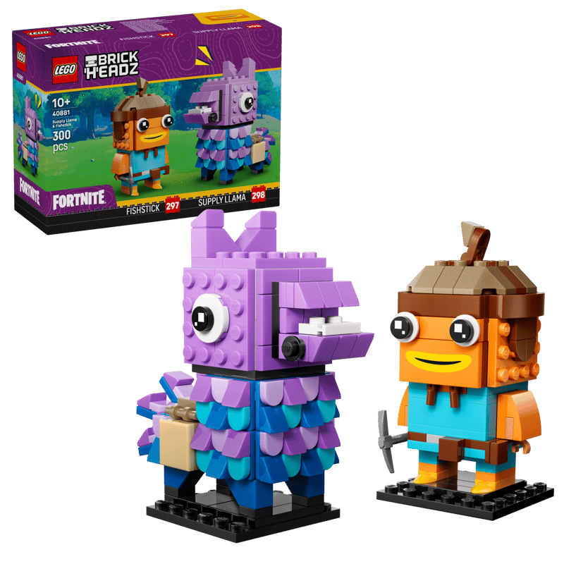 Supply Llama &amp; Fishstick Figures