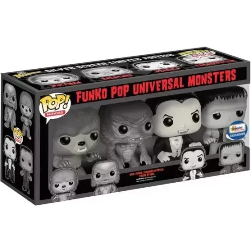 Creature from Black Lagoon (Black and White) 4 Pack