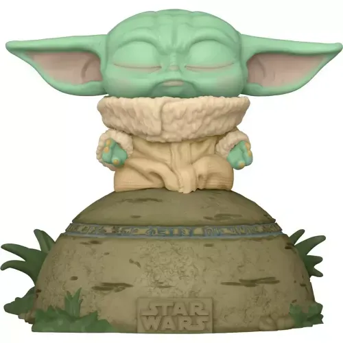 Grogu using the Force