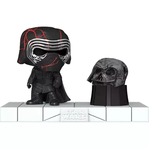Kylo Ren with Darth Vader's Helmet