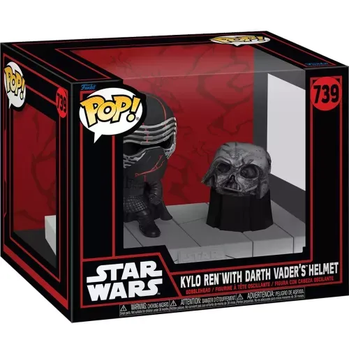 Kylo Ren with Darth Vader's Helmet
