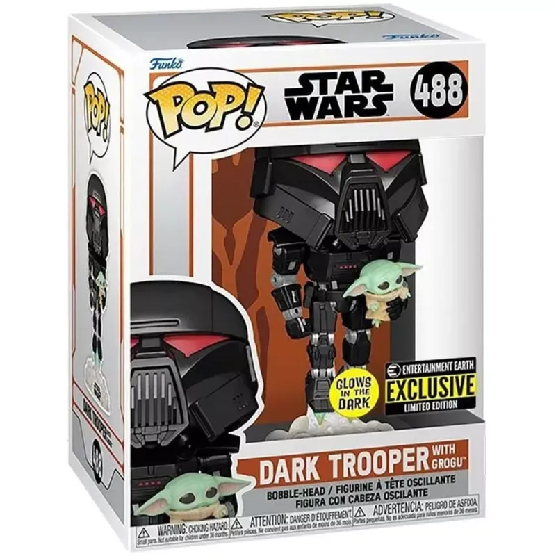 Dark Trooper with Grogu (Glows in the Dark)