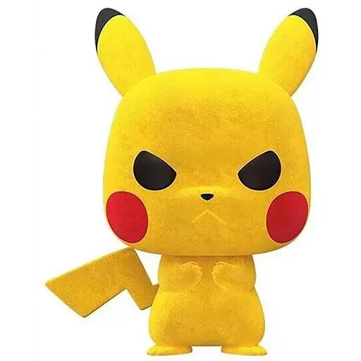 Pikachu (Grumpy) (Flocked)