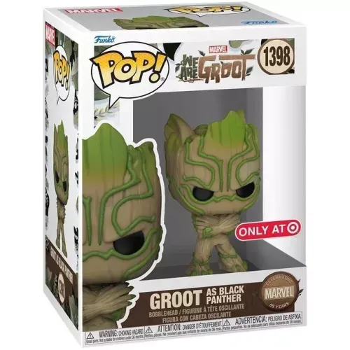 Groot as Black Panther