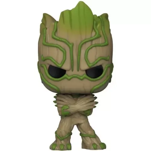 Groot as Black Panther