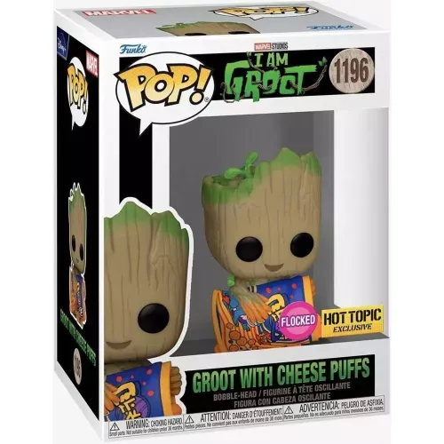 Groot with Cheese Puffs (Flocked)