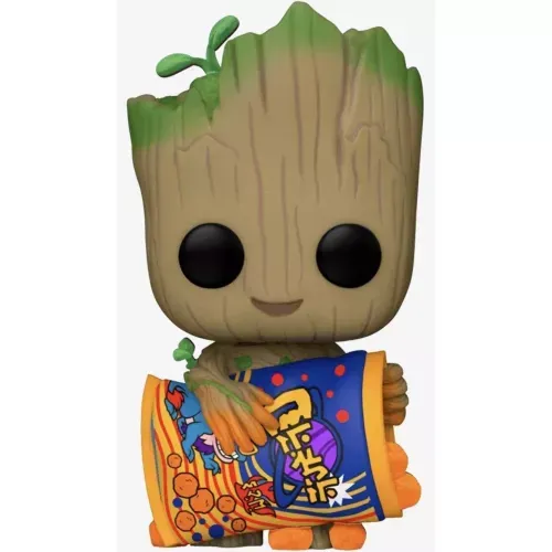 Groot with Cheese Puffs (Flocked)