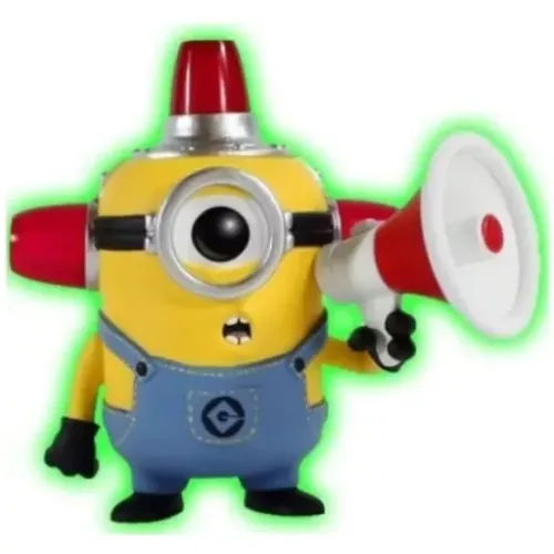 Fire Alarm Minion (Glows in the Dark)