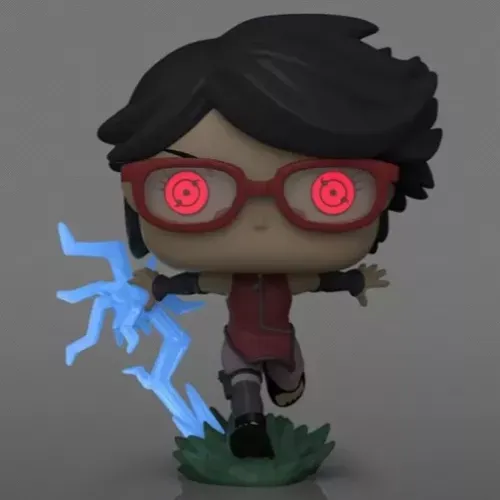 Sarada with Sharingan (Glows in the Dark)
