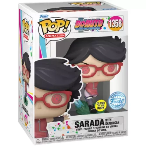 Sarada with Sharingan (Glows in the Dark)