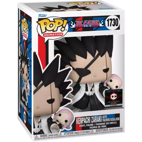 Kenpachi Zaraki with Yachiru Kusajishi