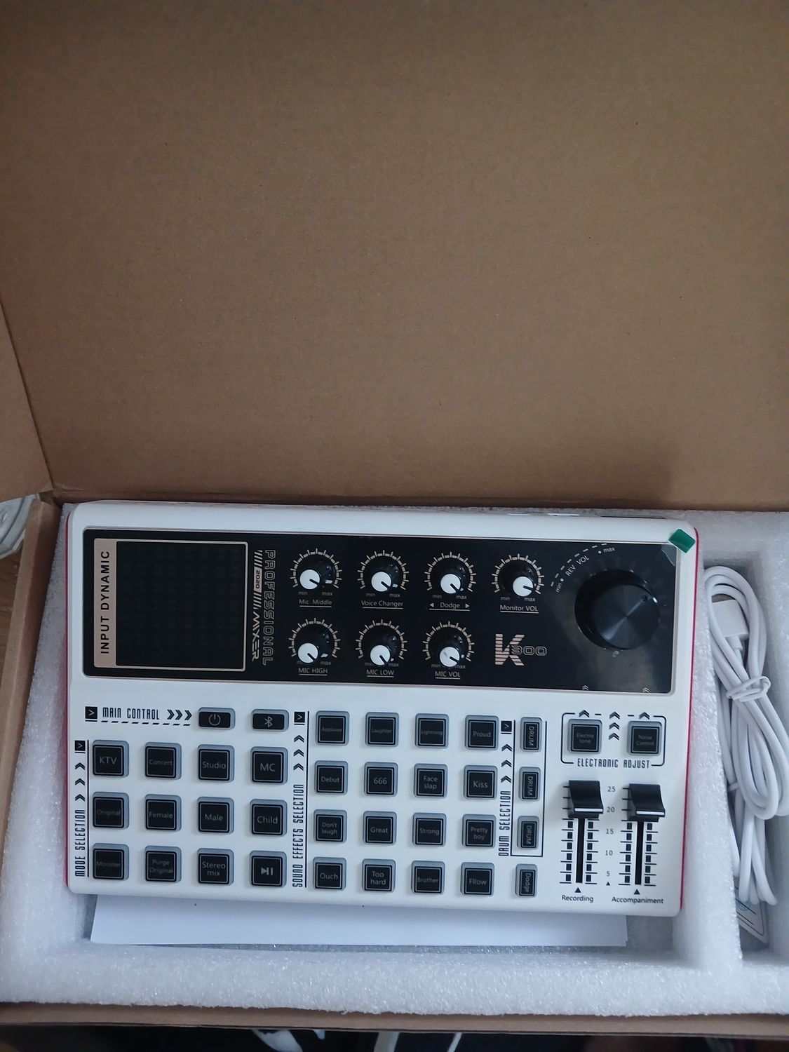 Open Box MULTI-FUNCTION MIXER DIGITAL SOUND CARD K300 Professional