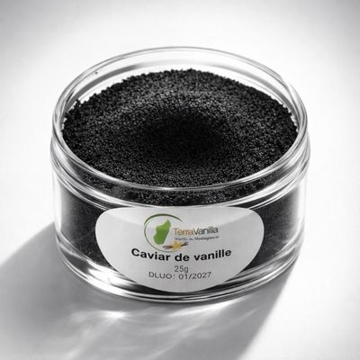 Madagascar Bourbon Vanilla Caviar (Pure Vanilla Heart) | 100% natural | 25 g | MOQ : 12 units