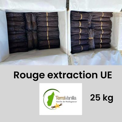 Vanille d'Extraction Rouge Europe (EU) | Prix affiché : au kg | PRE-COMMANDE | MOQ : 25 kg | Grande capacité de livraison