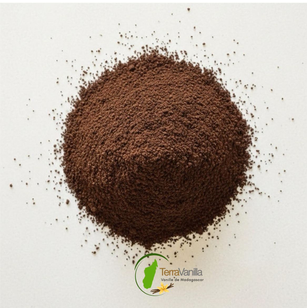 Bourbon Vanilla Powder from Madagascar | 100% Crushed Pods | PRE-ORDER | 1 kg Doypack | MOQ: 25 pcs.