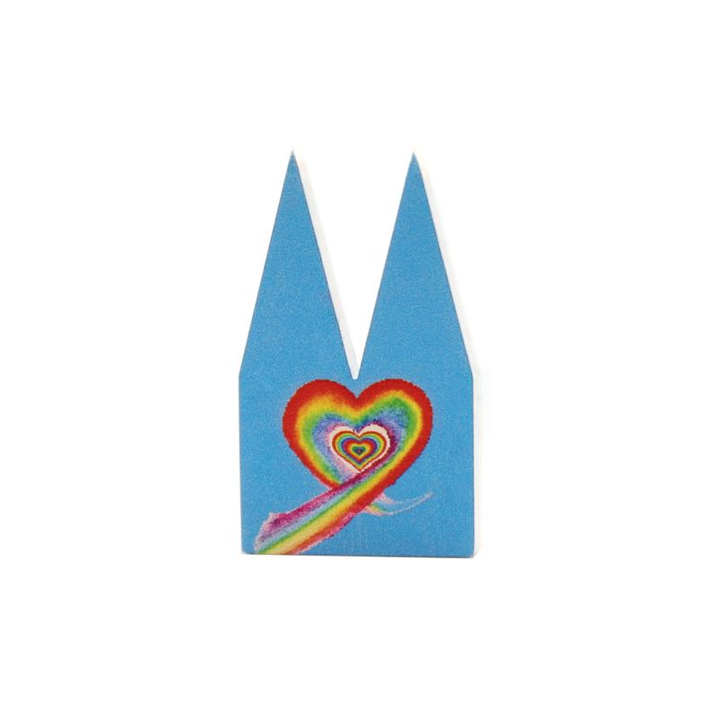 Motiv-Einsatz Digitaldruck "Regenbogen"