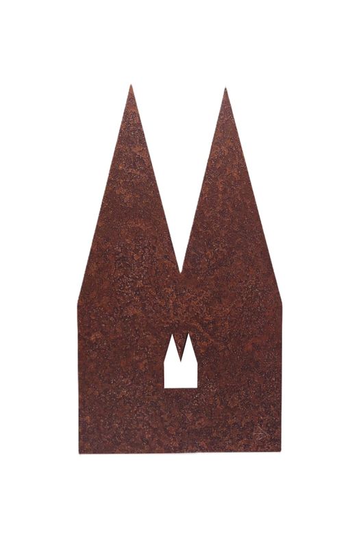 Dom-Silhouette 1Ausschnitt-Rostoptik