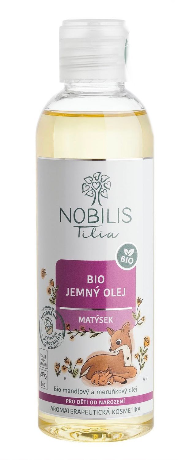 Bio jemný olej Matýsek - pro péči o citlivou pokožku, 200 ml