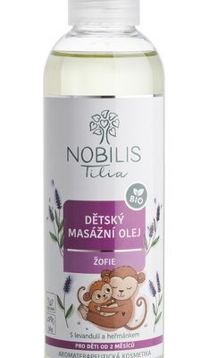 Dětský masážný olej Žofie pro zklidnění a lepší spánek, 200 ml