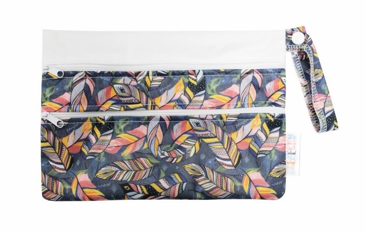 Pytel PUL dvoukomorový - Indiánská pírka XS