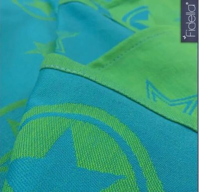 Šátek - Fidella outer space neptune, Velikost 7, 205 g/m2