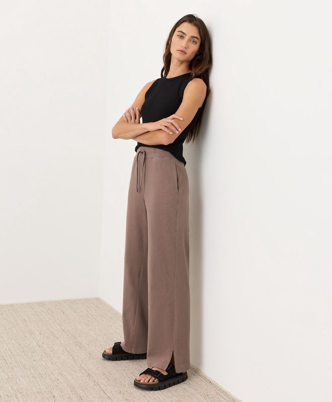 Pact Women's Cloudknit Wide Leg Pant