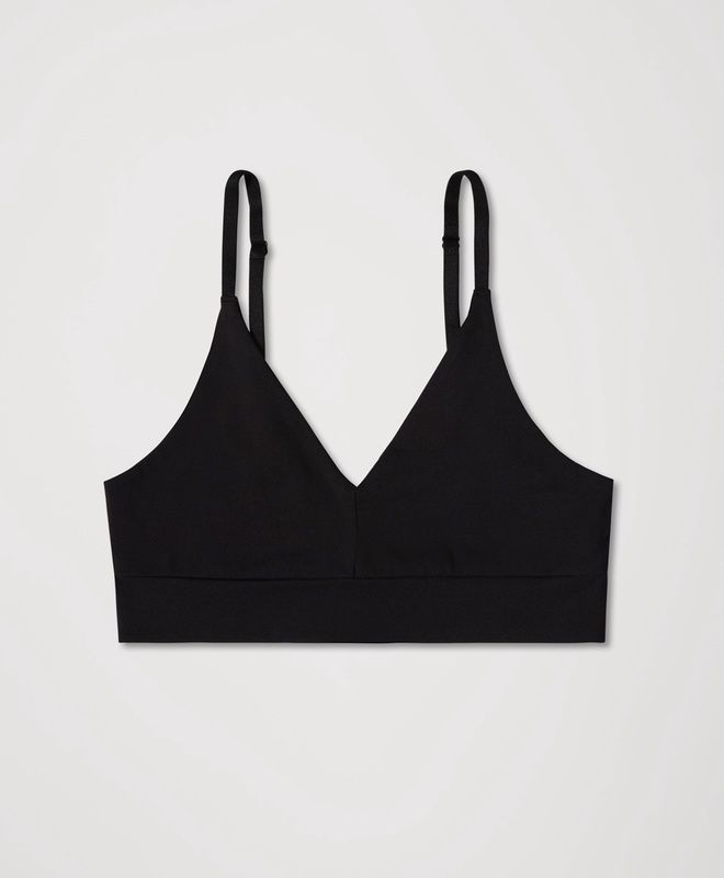 Pact Women's Organic Everyday Classic T-Shirt Bra, Colour: Black, Size: XS