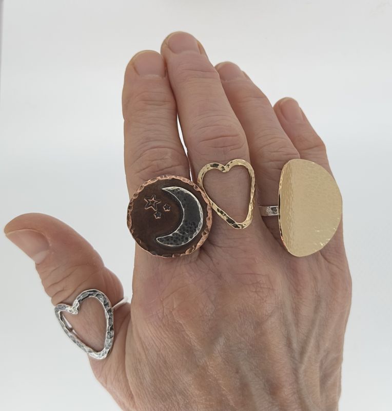 Gai Russo Love Ring Sterling Silver